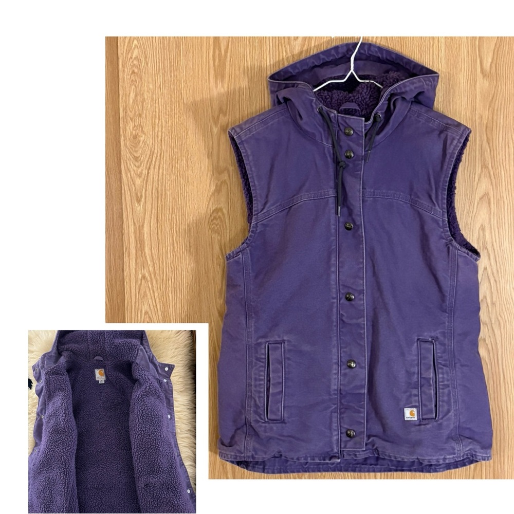 Women's Purple Carhart Vest Rare!!